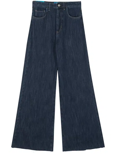 Merci Wide-leg Jeans In Blue
