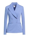 Merci .., Woman Blazer Mauve Size 2 Viscose, Nylon, Elastane In Purple