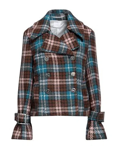 Merci .., Woman Coat Brown Size 4 Polyester