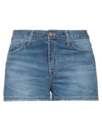 Merci .., Woman Denim Shorts Blue Size 28 Cotton