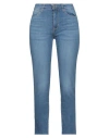 Merci .., Woman Jeans Blue Size 26 Cotton, Polyester, Elastane In Blue