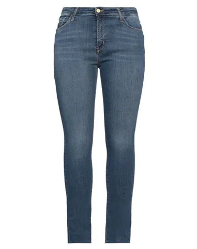 Merci .., Woman Jeans Blue Size 31 Cotton, Elastane