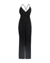 Merci .., Woman Jumpsuit Black Size 6 Polyester In Black