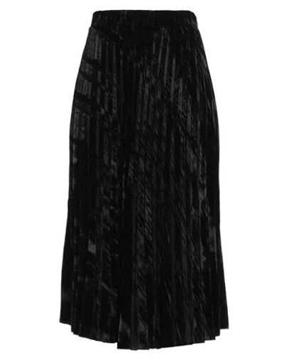 Merci .., Woman Midi Skirt Black Size S Polyester