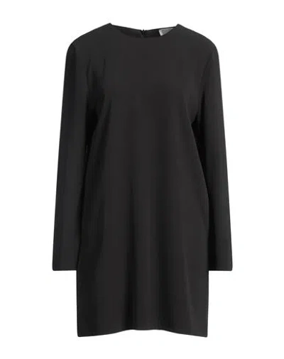 Merci .., Woman Mini Dress Black Size 10 Polyester, Elastane