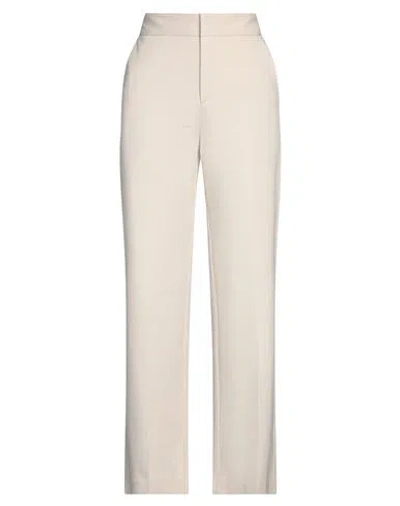 Merci .., Woman Pants Beige Size 6 Viscose, Nylon, Elastane