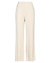 Merci .., Woman Pants Beige Size Xs Polyester, Viscose, Elastane