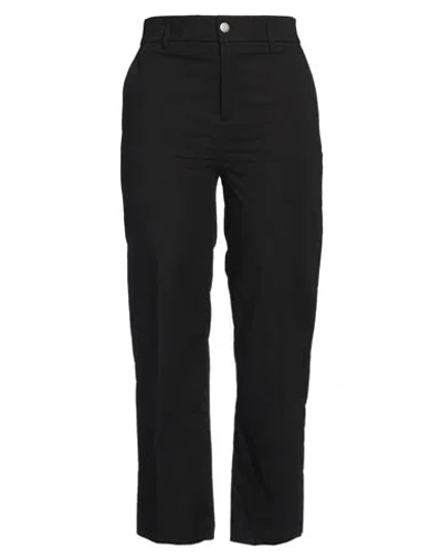 Merci Italia Woman Pants Black Size 2 Cotton, Elastane