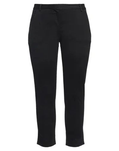 Merci .., Woman Pants Black Size 8 Cotton, Elastane