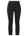 Merci .., Woman Pants Black Size 8 Polyester, Viscose, Elastane