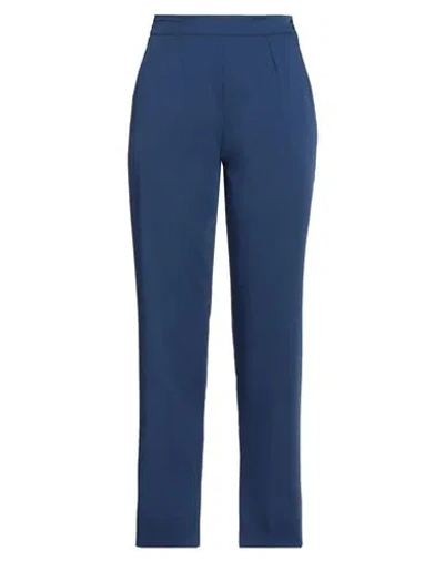 Merci .., Woman Pants Blue Size 10 Polyester, Elastane