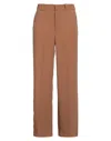 Merci .., Woman Pants Brown Size 4 Polyester