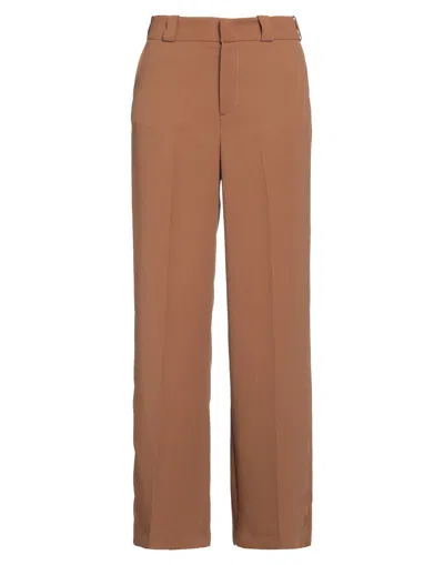 Merci .., Woman Pants Brown Size 4 Polyester