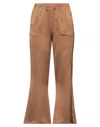 Merci .., Woman Pants Brown Size Xs Polyester