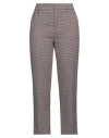 Merci Italia Woman Pants Burgundy Size 2 Polyester, Viscose, Elastane In Red