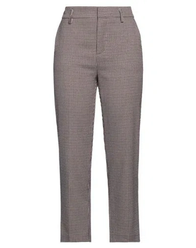 Merci Italia Woman Pants Burgundy Size 2 Polyester, Viscose, Elastane In Red