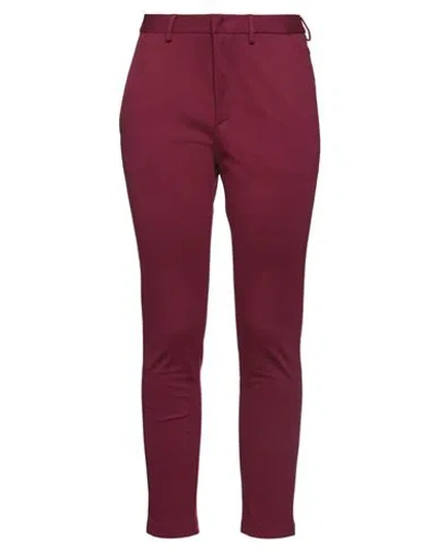 Merci .., Woman Pants Burgundy Size 4 Viscose, Nylon, Elastane In Red