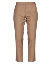Merci .., Woman Pants Camel Size 4 Polyester, Viscose, Elastane In Gold