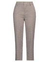 MERCI ..,MERCI WOMAN PANTS DARK BROWN SIZE 4 POLYESTER, VISCOSE, ELASTANE