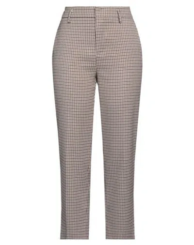 Merci .., Woman Pants Dark Brown Size 4 Polyester, Viscose, Elastane