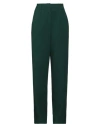 Merci .., Woman Pants Dark Green Size 8 Polyester, Viscose, Elastane