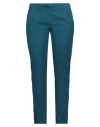 Merci .., Woman Pants Deep Teal Size 8 Cotton, Elastane In Green