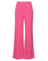Merci .., Woman Pants Fuchsia Size Xs Viscose, Polyester, Nylon, Elastane In Pink