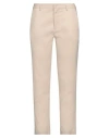 Merci Italia Woman Pants Beige Size 4 Cotton, Elastane In White