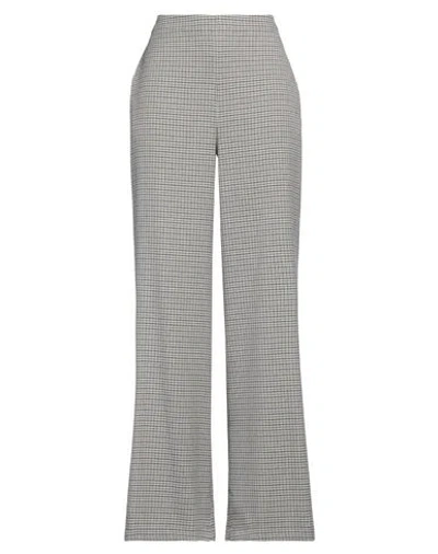 MERCI ..,MERCI WOMAN PANTS LIGHT GREY SIZE S POLYESTER, VISCOSE, ELASTANE