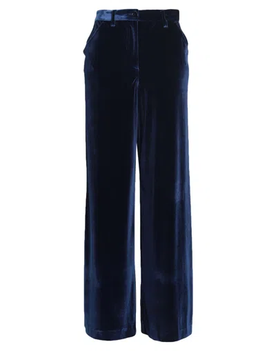 Merci .., Woman Pants Midnight Blue Size 2 Polyester, Elastane