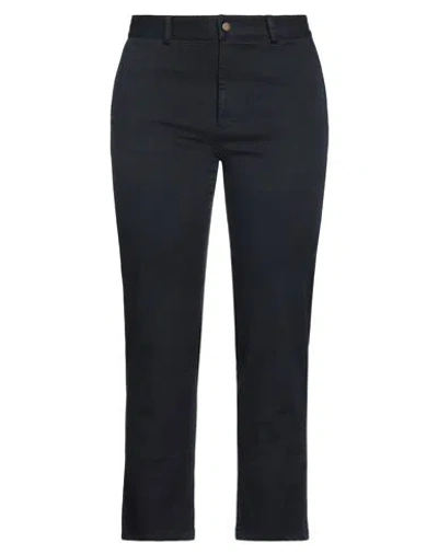 Merci .., Woman Pants Midnight Blue Size 8 Cotton, Elastane