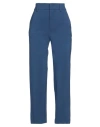 Merci .., Woman Pants Navy Size 2 Cotton, Nylon, Elastane In Navy Blue