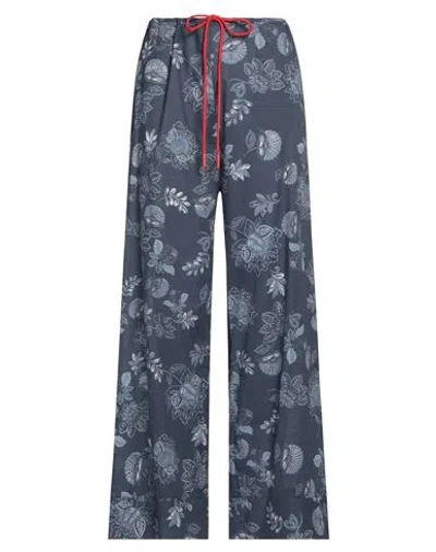 Merci .., Woman Pants Navy Size M Cotton