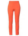 Merci .., Woman Pants Orange Size 8 Cotton, Nylon, Elastane