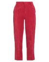 Merci .., Woman Pants Red Size 4 Polyester, Polyamide, Elastane In Red