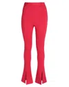 Merci .., Woman Pants Red Size 6 Viscose, Nylon, Elastane In Red