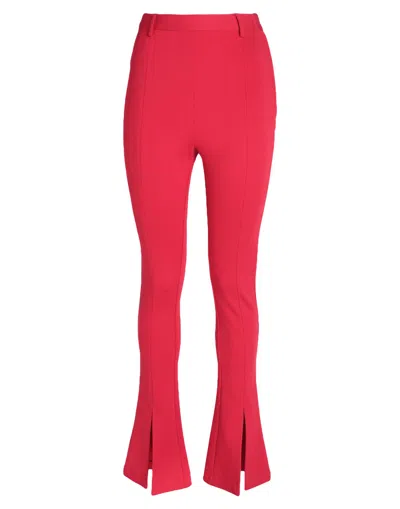 Merci .., Woman Pants Red Size 6 Viscose, Nylon, Elastane