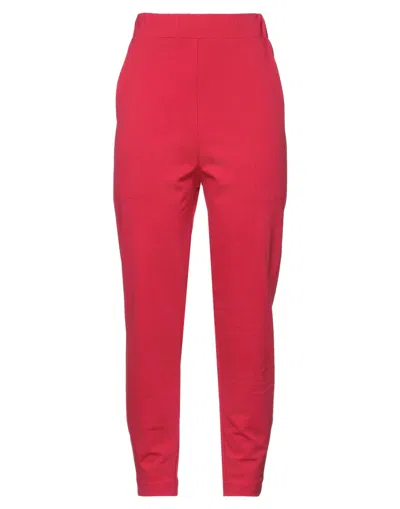 Merci .., Woman Pants Red Size Xs Viscose, Nylon, Elastane