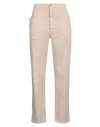Merci .., Woman Pants Sand Size 6 Cotton, Elastane In Beige