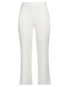 Merci .., Woman Pants White Size M Polyester, Elastane In White