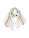 Merci .., Woman Scarf Ivory Size - Viscose, Polyester In White