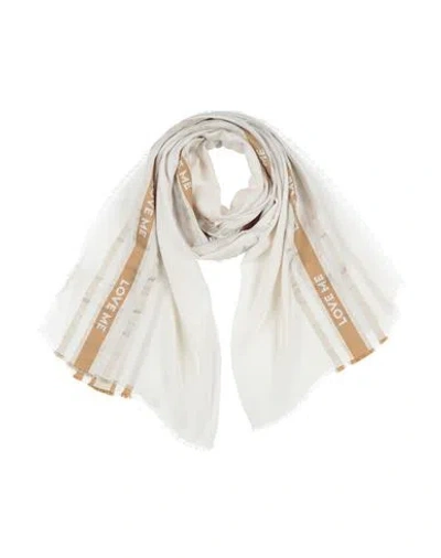 Merci .., Woman Scarf Ivory Size - Viscose, Polyester In White