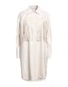 Merci .., Woman Shirt Light Pink Size 4 Polyurethane, Polyester