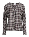 Merci .., Woman Shirt Midnight Blue Size Xs Rayon, Acrylic In Blue