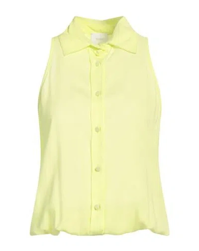 Merci .., Woman Shirt Yellow Size L Viscose