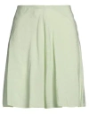 Merci .., Woman Shorts & Bermuda Shorts Light Green Size M Modal, Polyester