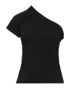 Merci .., Woman T-shirt Black Size Xs Viscose