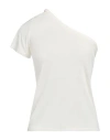 Merci .., Woman T-shirt Cream Size M Viscose In White