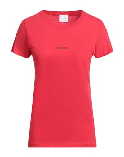Merci .., Woman T-shirt Red Size Xs Cotton