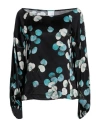 Merci .., Woman Top Black Size Xs Viscose In Black